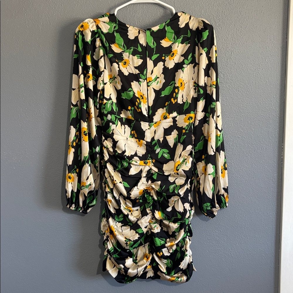 Astr Black and Yellow Floral Dress - Picture 8 of 8